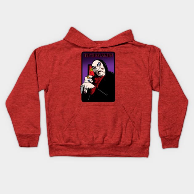 DON'T OPEN THE RED DOOR! Kids Hoodie by BigfootAlley